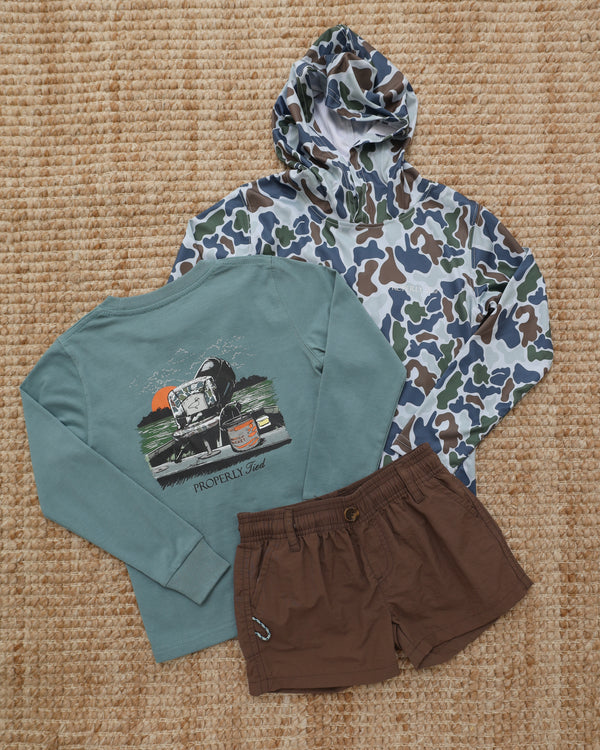 Outrigger Performance Short- Coffee Quartz
