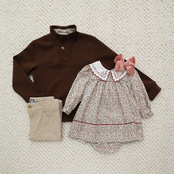 Kennedy Pullover- Bark