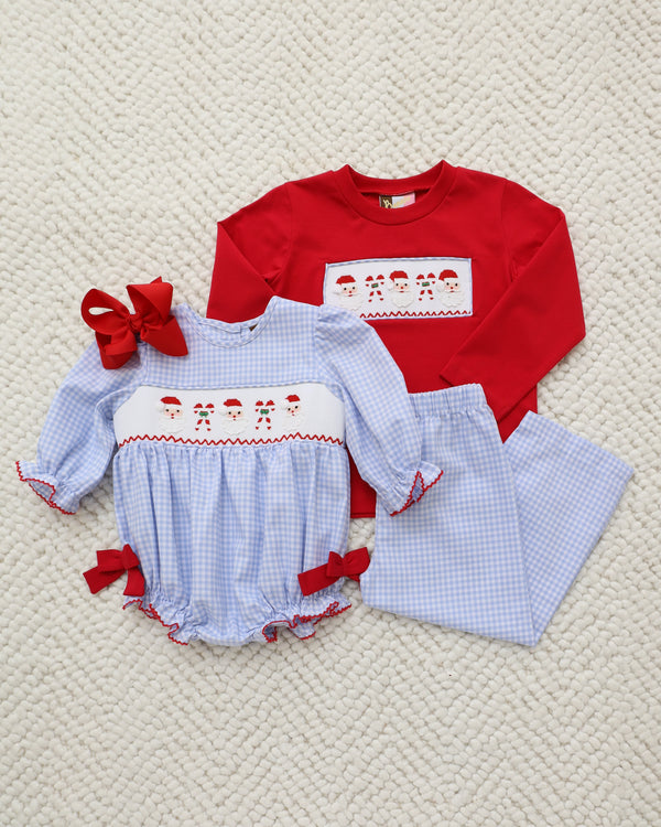 Ho Ho Ho Smocked Pant Set