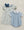 Fallen Leaves Wreath Ruffle Dress- Blue