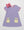 Crayon Pocket Dress-  Lavender Stripe