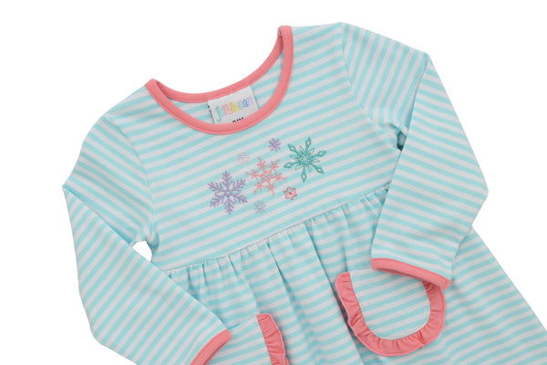 Let It Snow Ruffle Bloomer Set