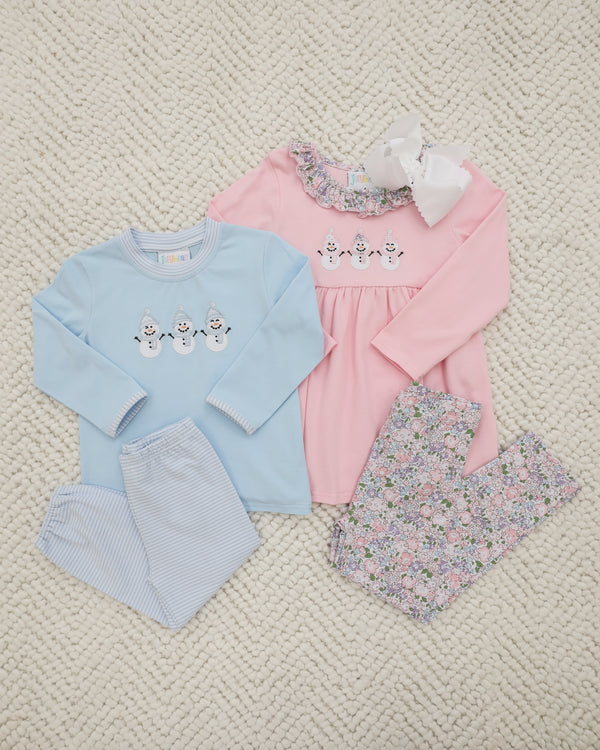 Frosty Friends Ruffle Pants Set