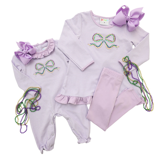 Bon Temps Bow Ruffle Romper