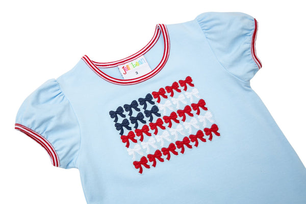 Red, White, and Bows Bloomer Set