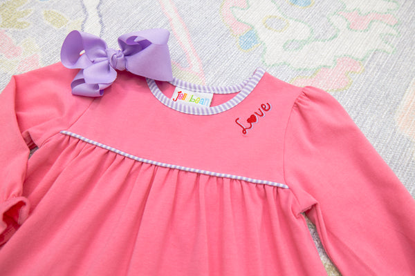 Love Embroidery Bloomer Set