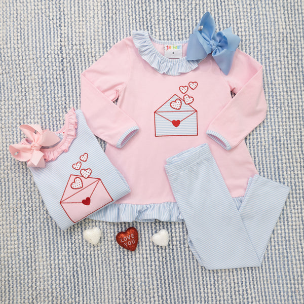 Love Letters Ruffle Pants Set