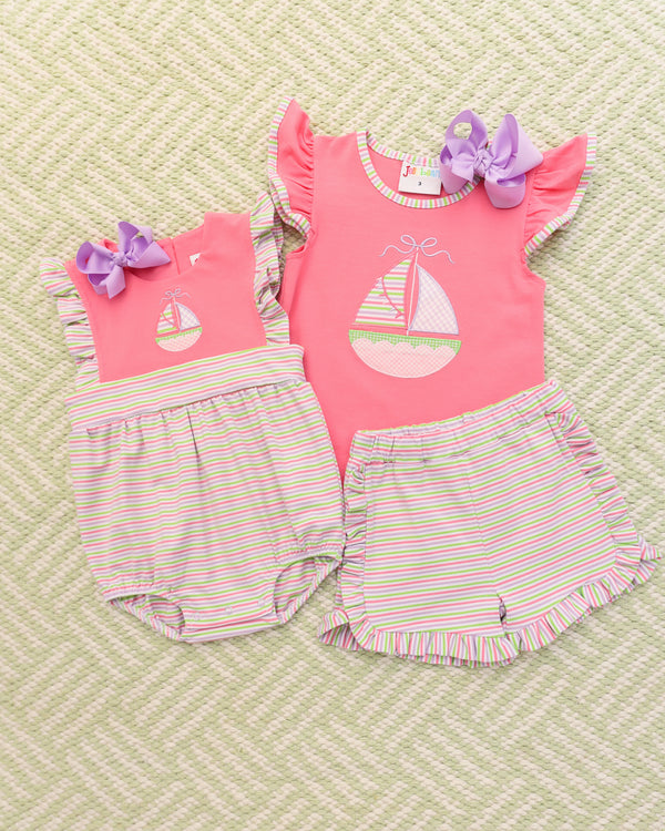 Sailin' Away Flutter Short Set