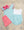 Mia Scallop Short Set- Dark Mint Stripe w/ Pink