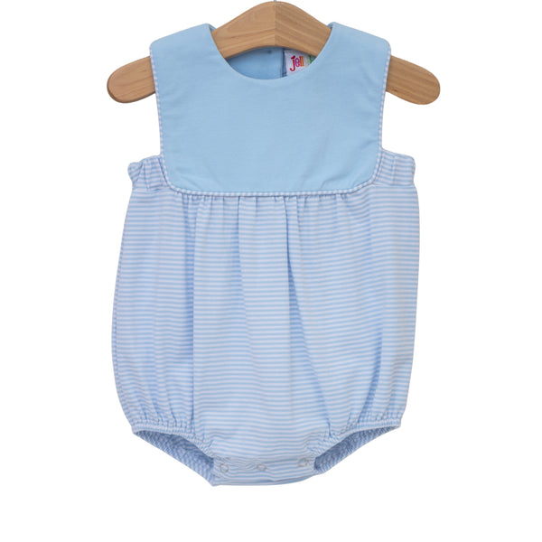 Beau Bubble- Light Blue and Blue Stripe