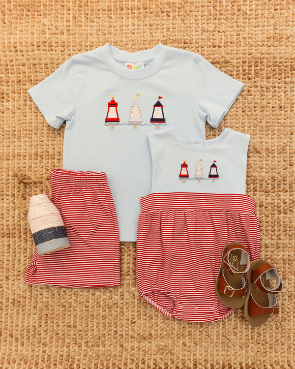 Red, White, and Buoy Benjamin Bubble