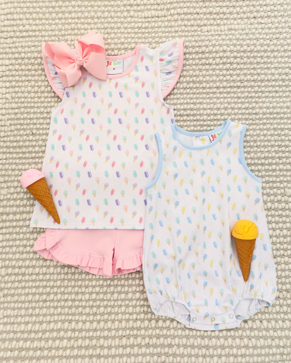 Summertime Sweets Flutter Short Set