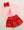 Red Shimmer Bubble Skort