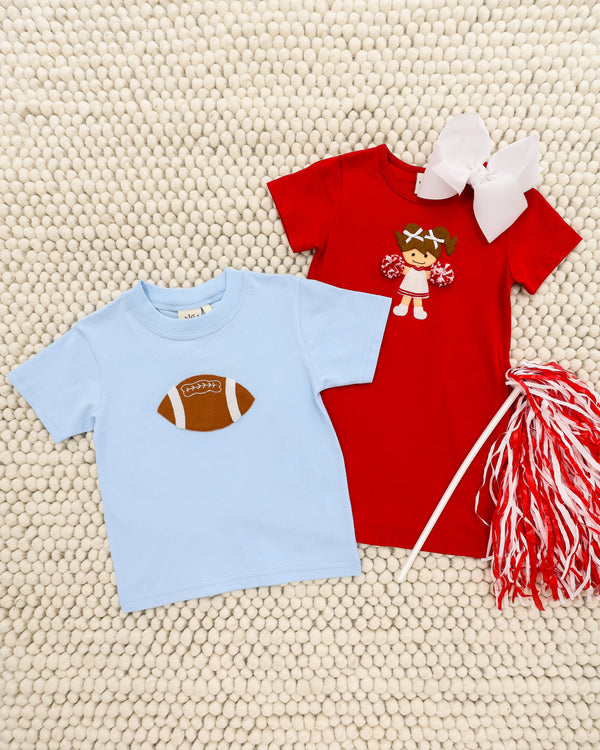 Football T-Shirt- Lt. Sky Blue
