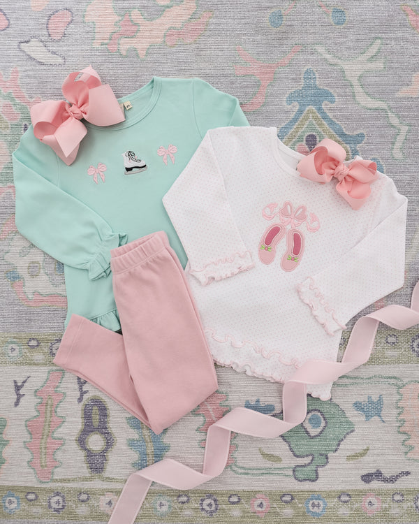 Bow & Toe Ruffle Blouse