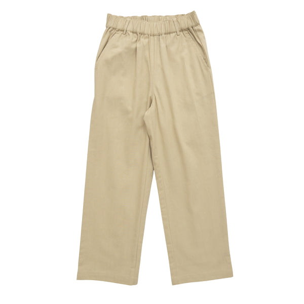 Elastic Pants- Khaki