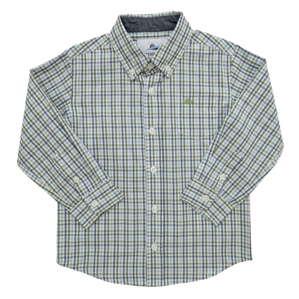 LS Dress Shirt- Blue/Gray
