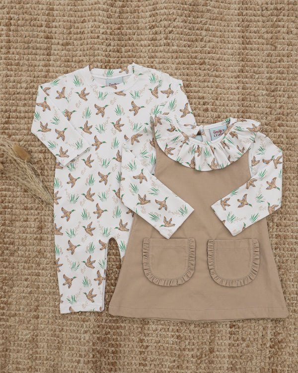 Mallard Print Romper