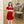 Red Velvet Dress W/ Lace