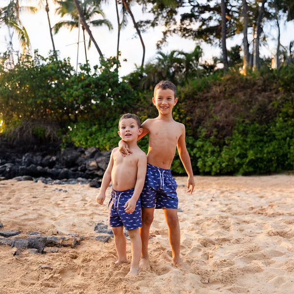 Shark Attack- Swim Trunk