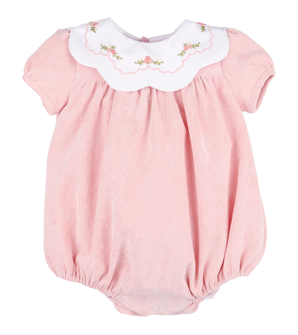 Flower Cord Scallop Bubble- Pink