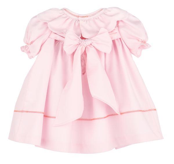 Pumpkin Ruffle Dress- Pink