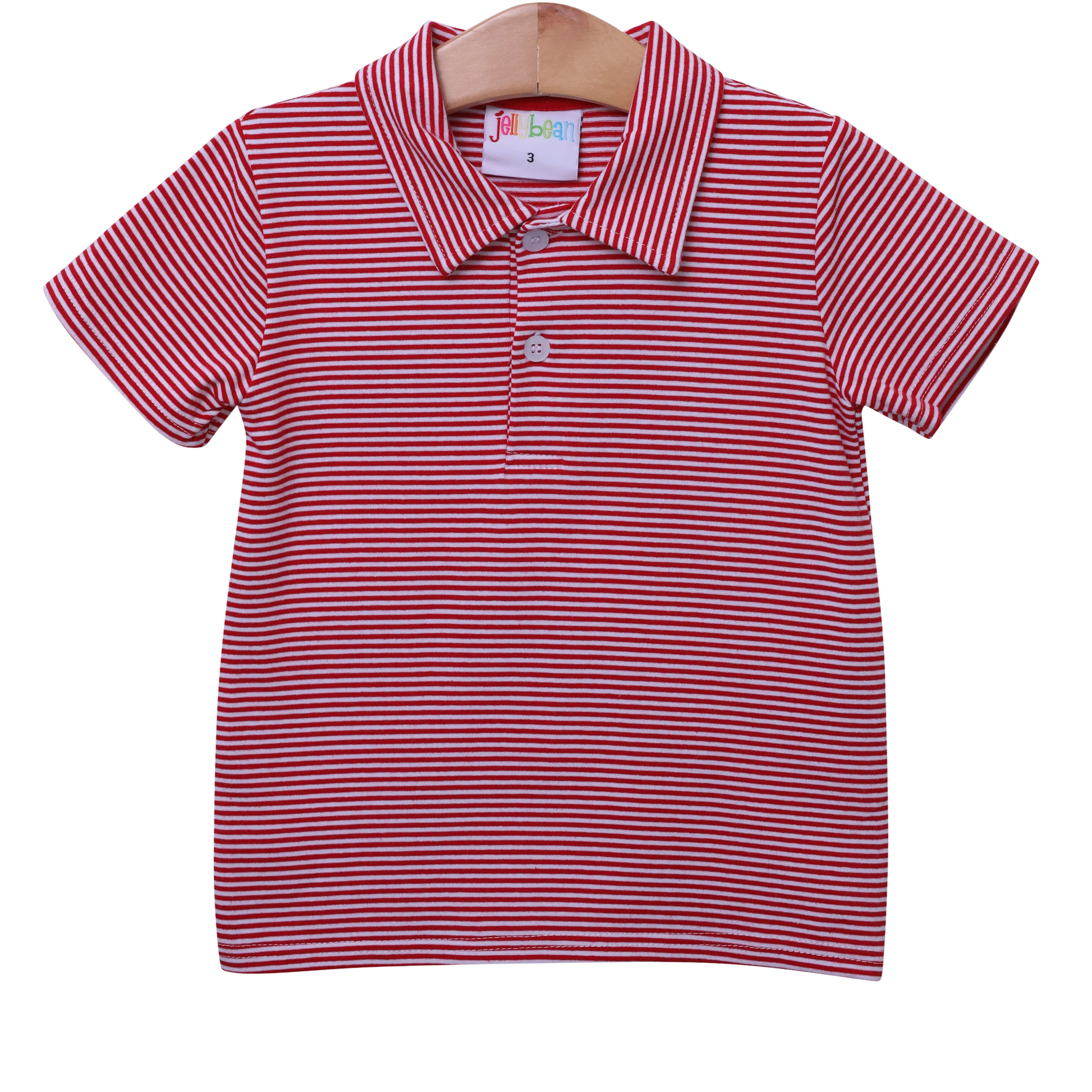 Jellybean by Smock Candy Michael Polo Red Stripe 6 Red Stripe