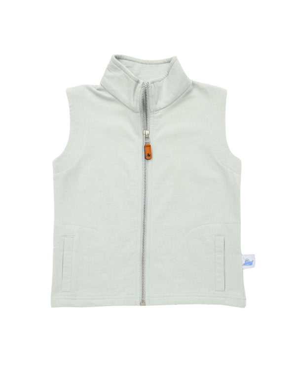 Knit Vest- Pearl Blue