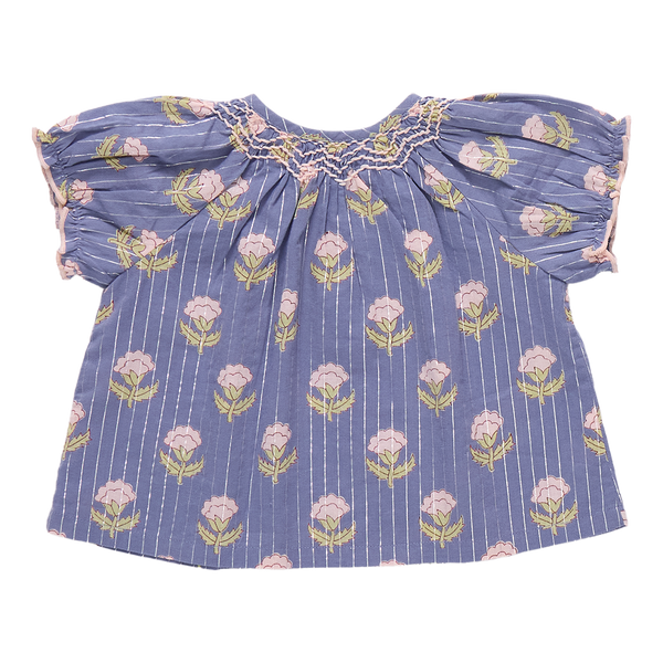 Ava Top - Periwinkle Small Bud