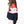 Licensed Ole Miss Quarter Zip Colorblock Sweatshirt-(Women's)