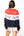 Licensed Ole Miss Quarter Zip Colorblock Sweatshirt-(Women's)