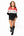 Licensed ULL Quarter Zip Colorblock Sweatshirt- (Women's)