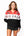 Licensed ULL Quarter Zip Colorblock Sweatshirt- (Women's)