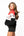 Licensed ULL Quarter Zip Colorblock Sweatshirt- (Women's)