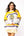 Licensed LSU Striped Colorblock Sweater- (Women's)