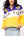 Licensed LSU Quarter Zip Colorblock Sweatshirt- (Women's)