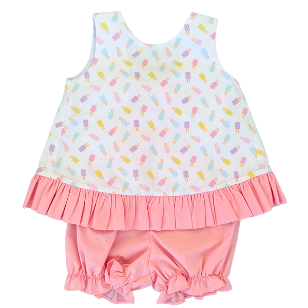 Sutton Swing Bloomer/Banded Short Set- Tremont Twin Pops