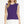 Game Day Ruffle Cable Sweater Top- Purple