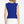 Game Day Ruffle Cable Sweater Top- Royal Blue