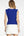 Game Day Ruffle Cable Sweater Top- Royal Blue