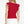 Game Day Ruffle Cable Sweater Top- Red