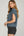 Collared Half Zip Sweater Vest Top- Dusty Blue