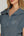 Collared Half Zip Sweater Vest Top- Dusty Blue