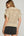 Collared Half Zip Sweater Vest Top- Stone