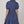 Puff Sleeve Button Down Woven Dress- Navy