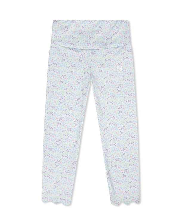 Sadie Scallop Legging- Frosted Floral