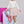 Tulle Circle Skirt- Pink Metallic Stripe/Stars