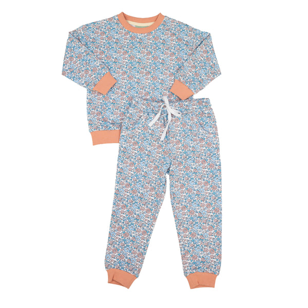 Pink/Blue Floral Jogger Set
