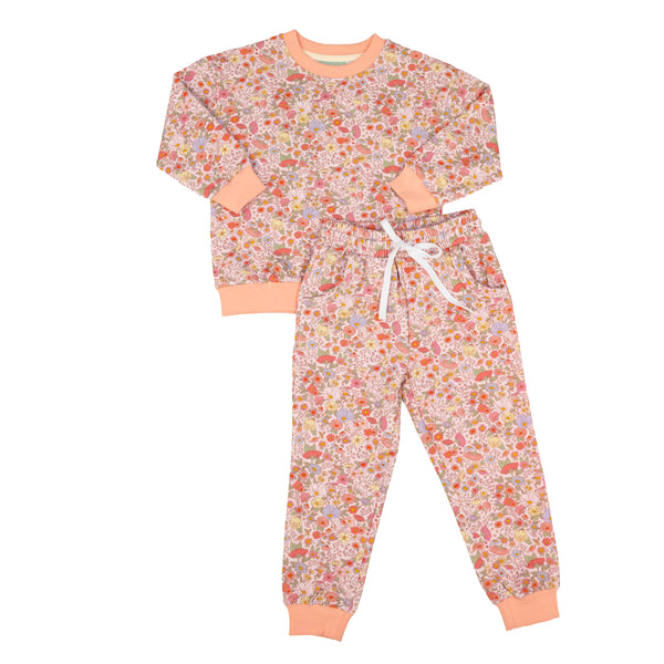 Persimmon Floral Jogger Set