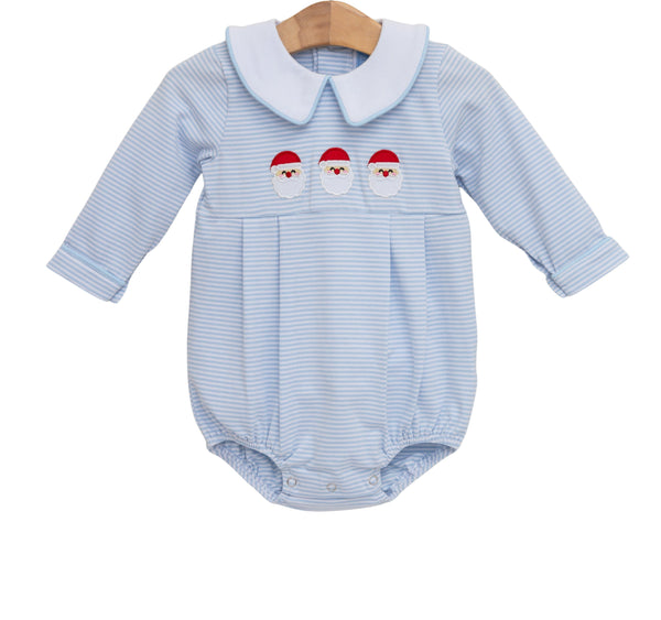 Santa Trio Bubble- Blue